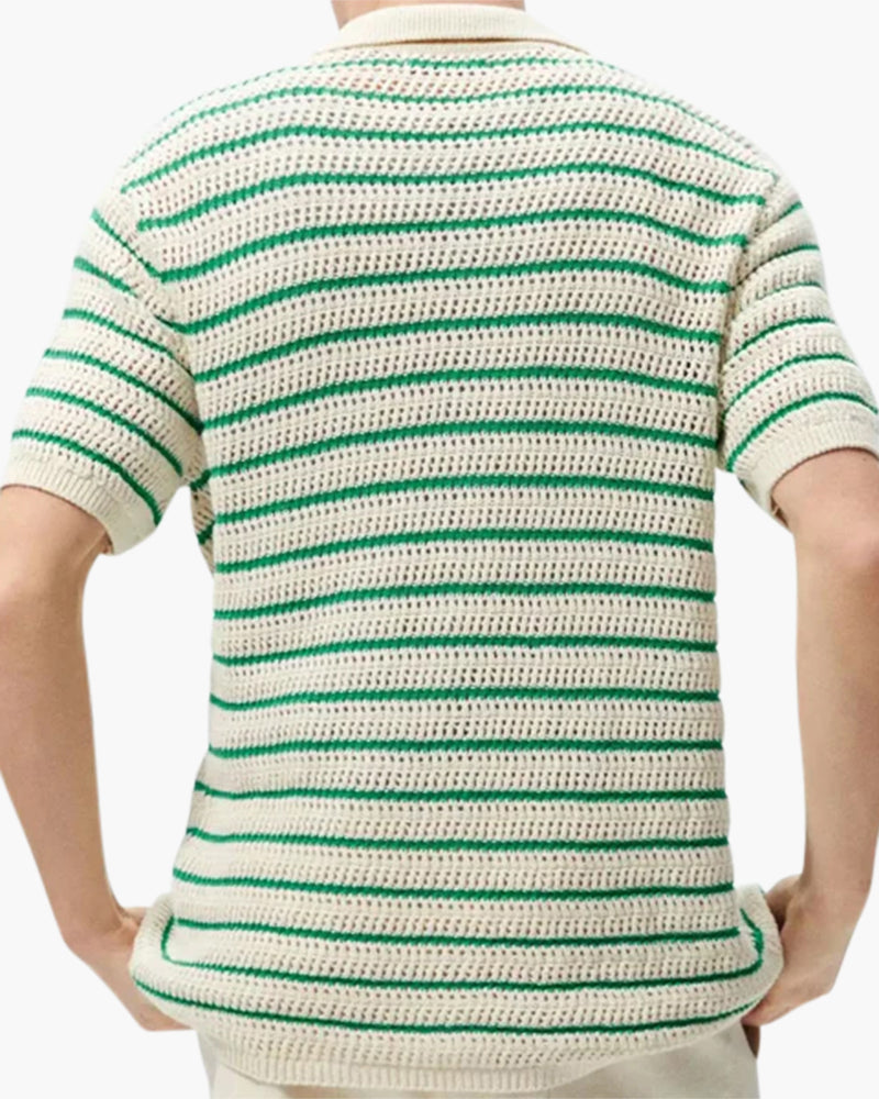 Wearing Marbella Knitted Button Shirt