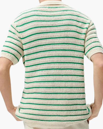 Wearing Marbella Knitted Button Shirt