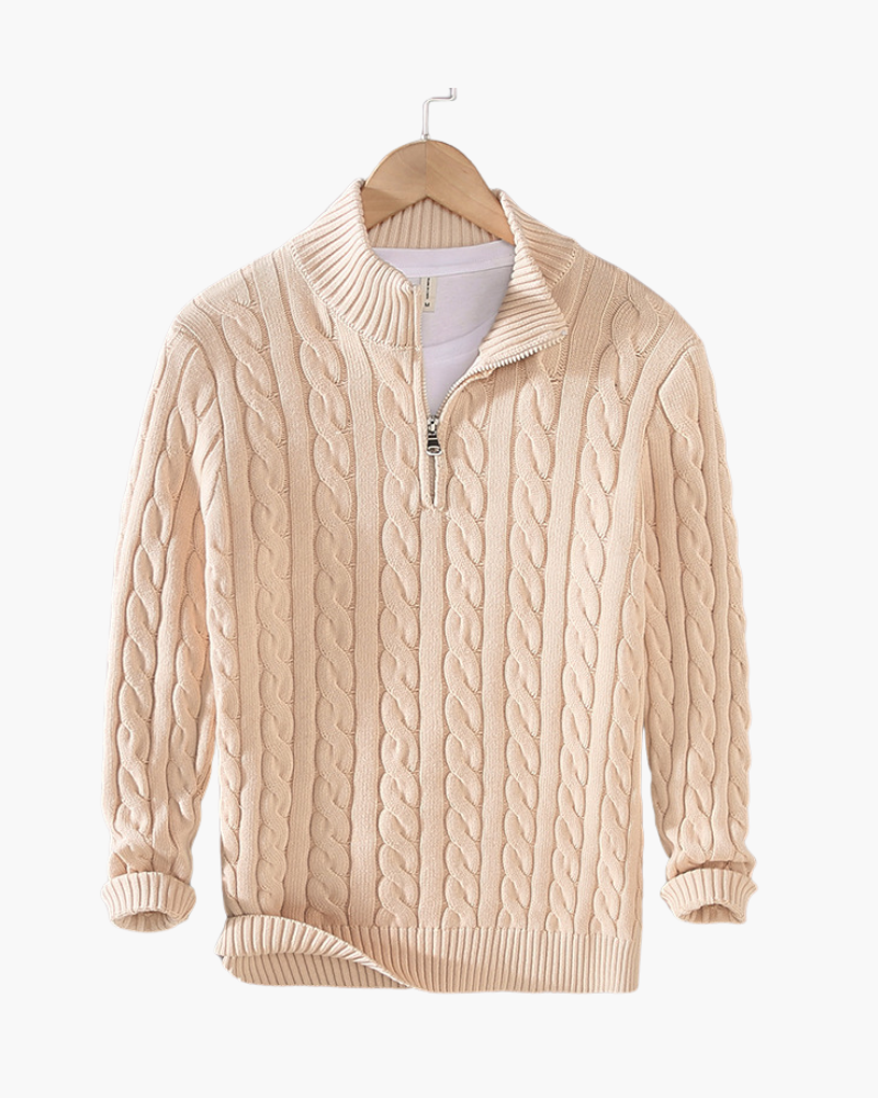 Verbier Luxe Half-Zip Sweater