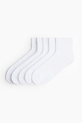 Kit com 5 Pares de Meias Esportivas DryMove™ Brancas
