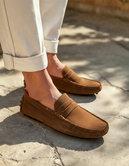 Classic Suede Driving Shoes