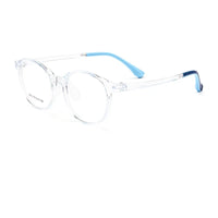Transparent and blue