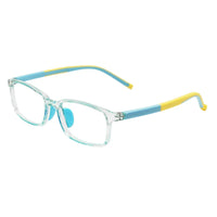 Transparent and blue