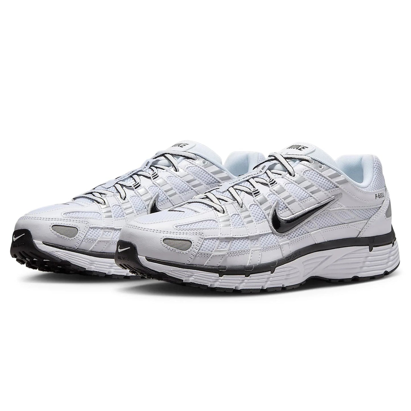 Nike P-6000 'White Black Metallic Silver'