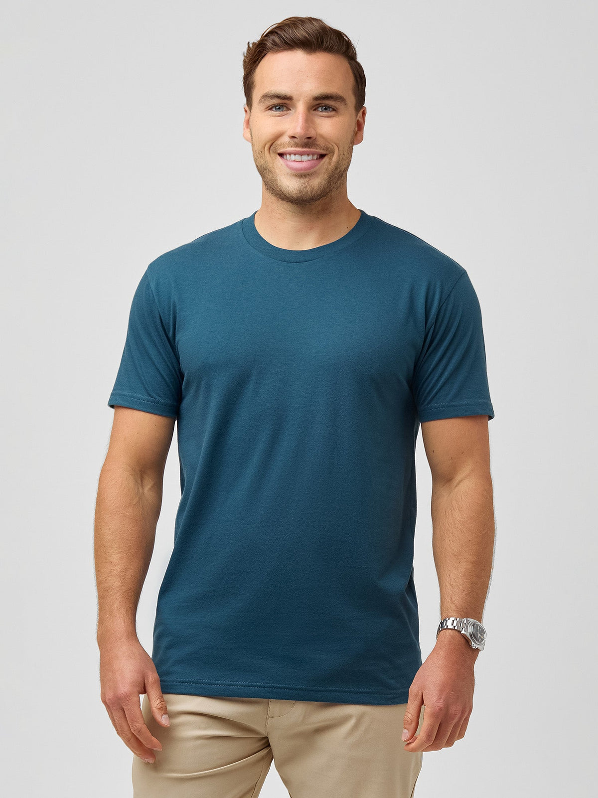 Kit com 3 Camisetas Gola Careca Masculinas