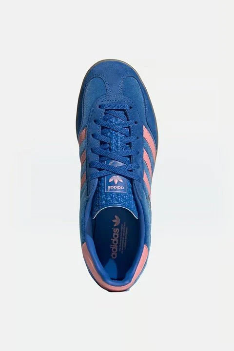 Adidas Gazelle Indoor Blue Semi Pink Velvet Blue