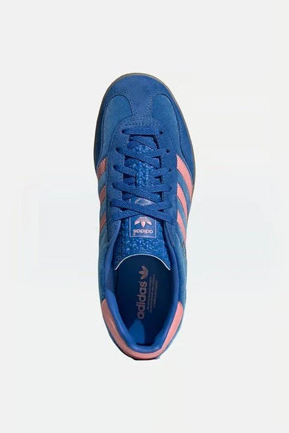 Adidas Gazelle Indoor Blue Semi Pink Velvet Blue