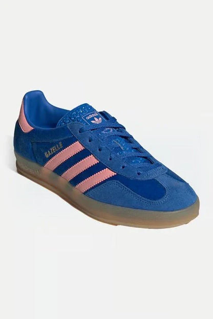 Adidas Gazelle Indoor Blue Semi Pink Velvet Blue