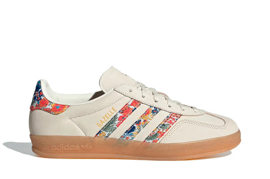 Adidas Gazelle Indoor Liberty London Floral Embroidery Stripes Multi-Color