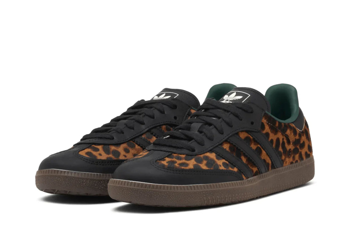 Adidas Samba Og Collegiate Green Leopard Brown