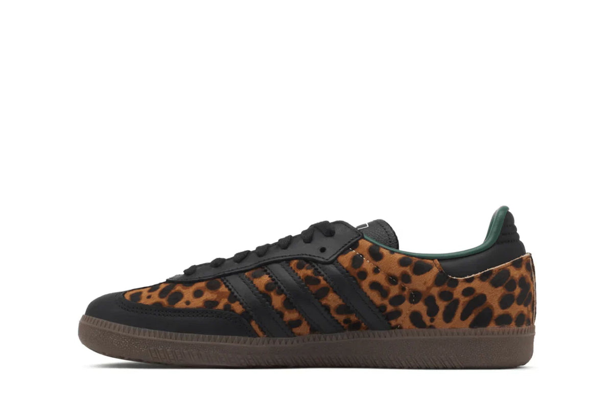 Adidas Samba Og Collegiate Green Leopard Brown