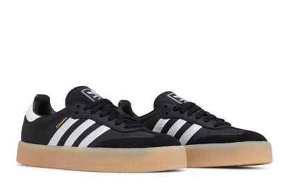 Adidas Sambae Black White Gum Black