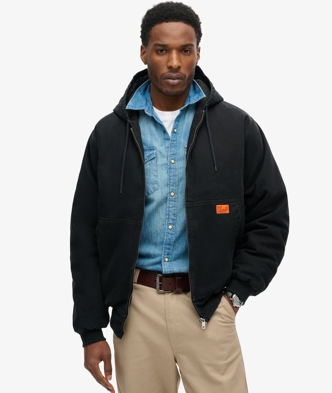 Jaqueta Masculina Bomber Masculina Surplus com Capuz