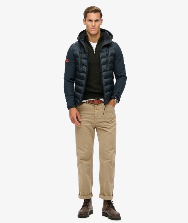 Jaqueta Puffer Masculina Com Capuz Bronx