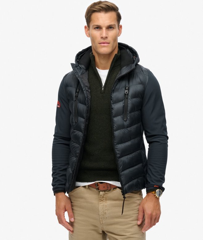 Jaqueta Puffer Masculina Com Capuz Bronx