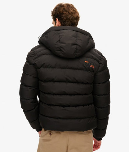 Jaqueta  Masculina Puffer Esportiva com Capuz