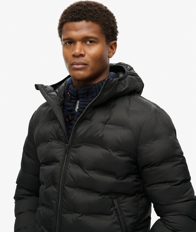 Jaqueta Masculina Puff Acolchoado com Capuz