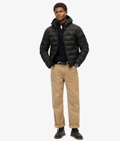 Jaqueta Masculina Puff Acolchoado com Capuz