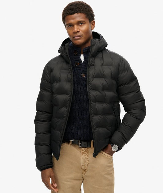 Jaqueta Masculina Puff Acolchoado com Capuz