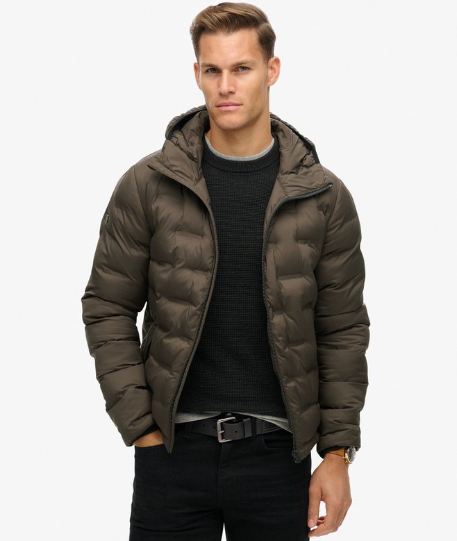 Jaqueta Puffer Masculina Grid