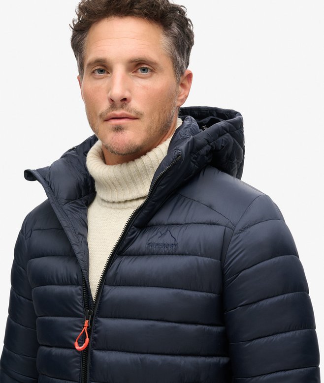 Jaqueta Masculina Acolchoada Esportiva Fuji com Capuz