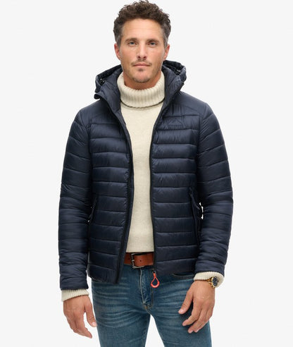 Jaqueta Masculina Acolchoada Esportiva Fuji com Capuz