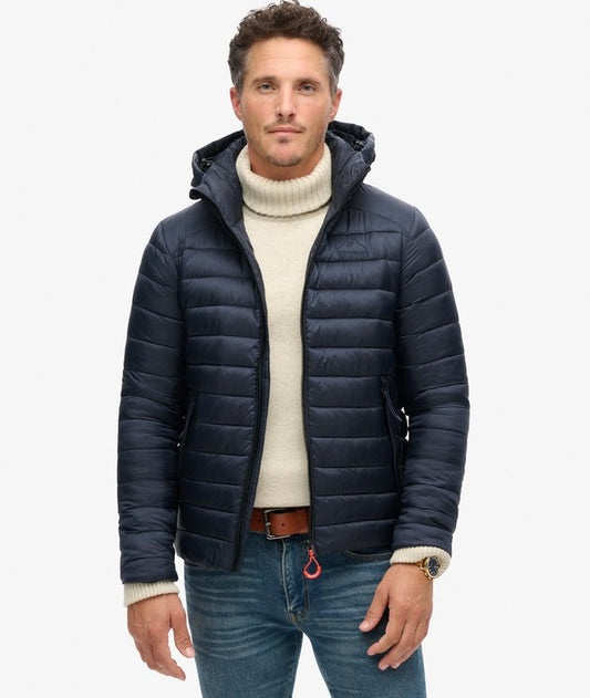 Jaqueta Masculina Acolchoada Esportiva Fuji com Capuz