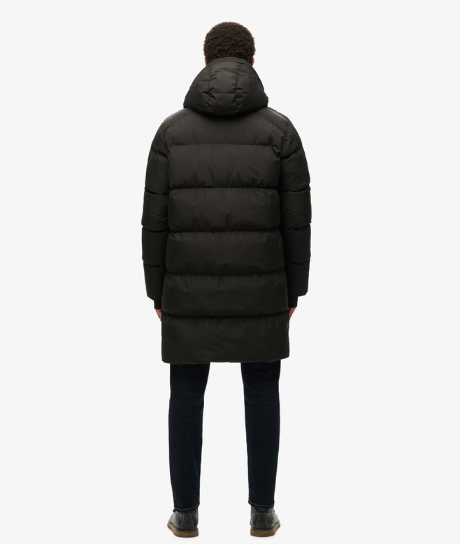 Jaqueta Puffer Masculina Com Capuz Delta