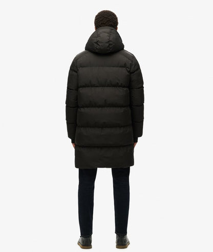Jaqueta Puffer Masculina Com Capuz Delta