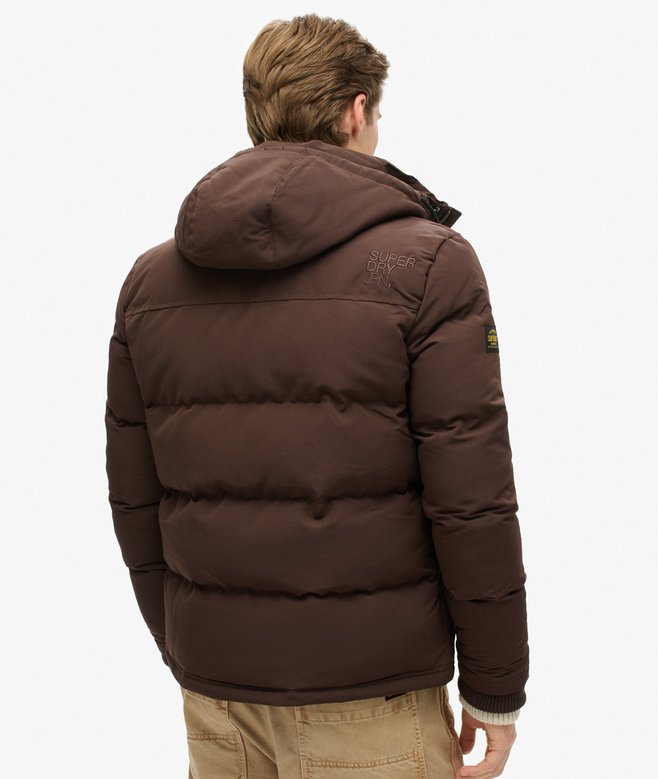 Jaqueta Masculina Puff Everest Curta com Capuz