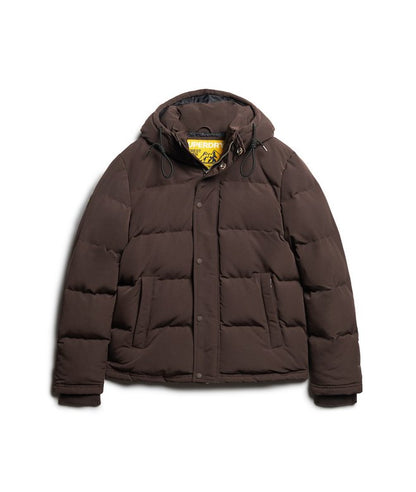 Jaqueta Masculina Puff Everest Curta com Capuz