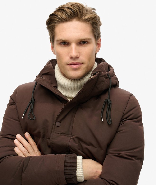 Jaqueta Masculina Puff Everest Curta com Capuz