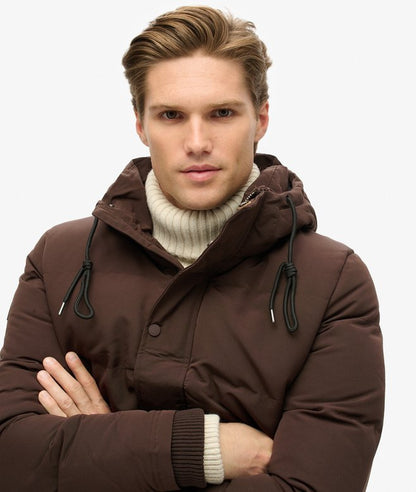 Jaqueta Masculina Puff Everest Curta com Capuz