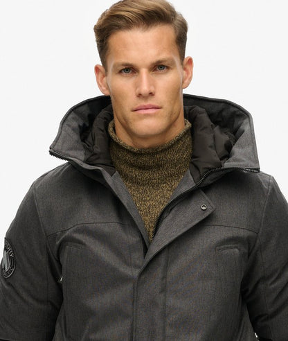 Casaco Parka Acolchoado Grid