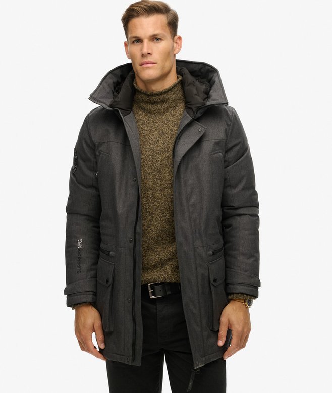 Casaco Parka Acolchoado Grid